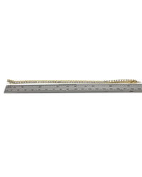Diamond Inline Bracelet in Yellow Gold