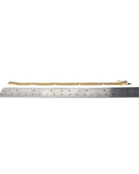 Tiffany & Co. 4 Strand Diamond Station Bracelet