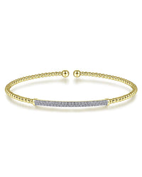 Gabriel & Co. Bujukan Diamond Bar Split Bangle