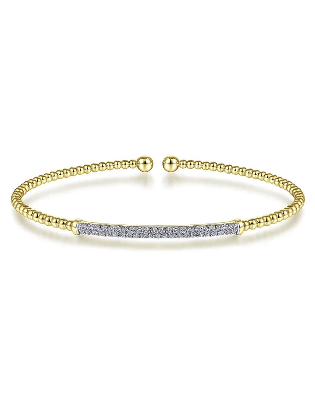 Gabriel & Co. Bujukan Diamond Bar Split Bangle