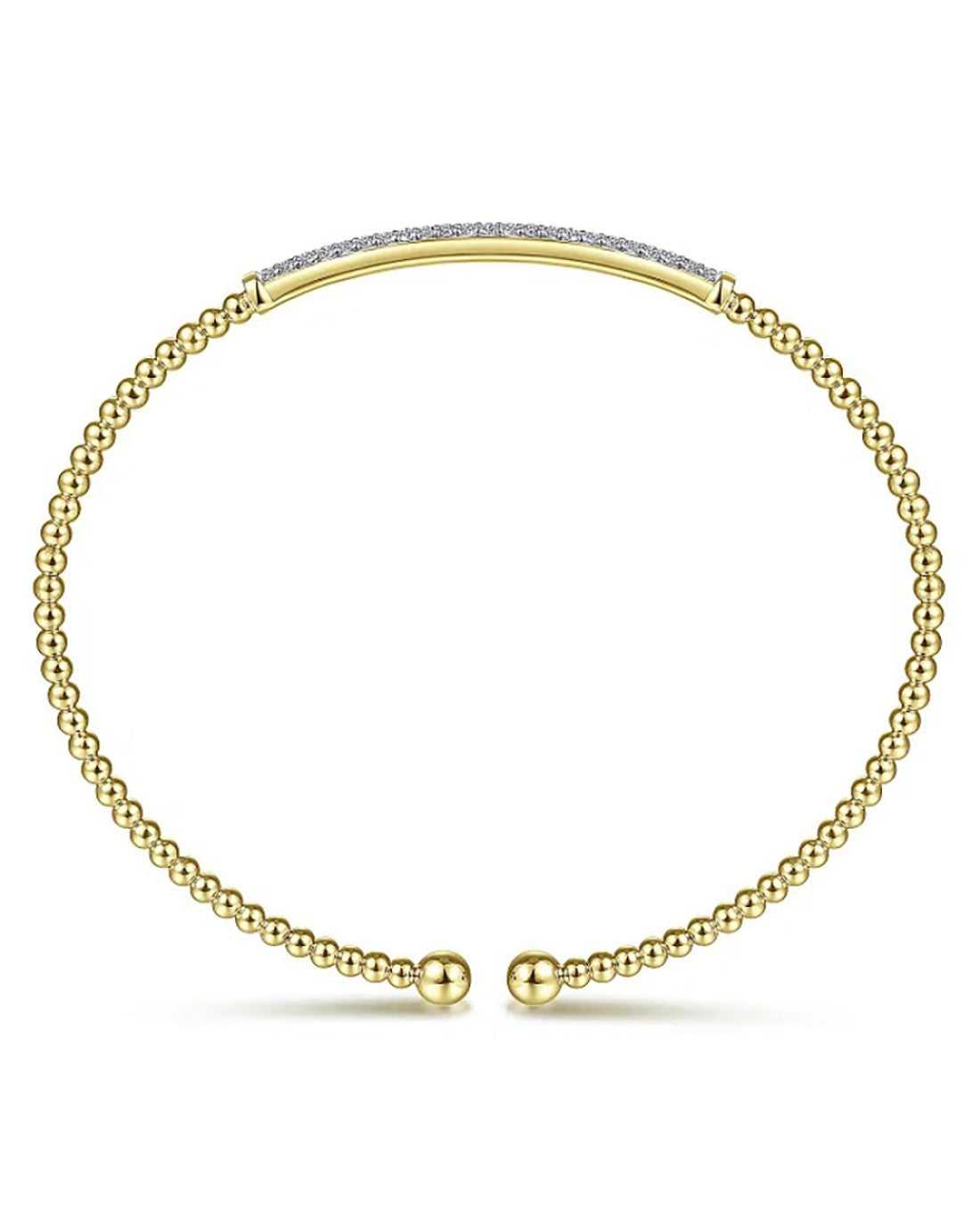 Gabriel & Co. Bujukan Diamond Bar Split Bangle