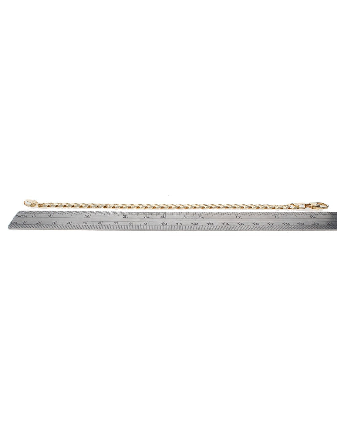 Curb Chain Bracelet in Yellow Gold