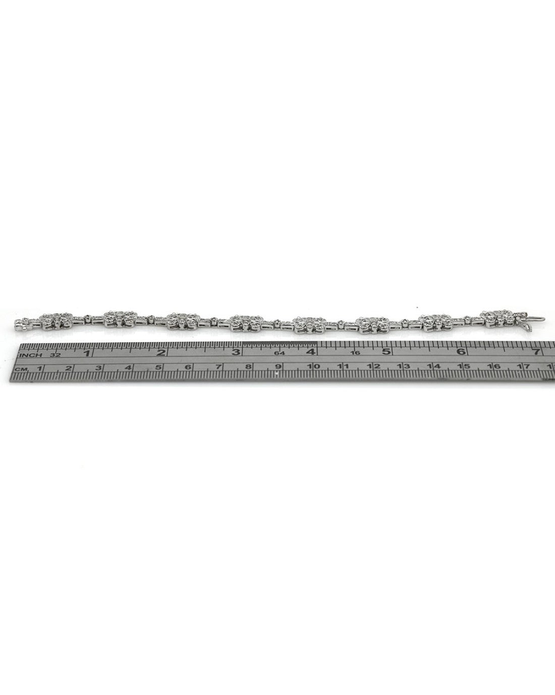 Diamond Butterfly Link Bracelet