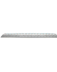 Alternating Sky Blue Topaz and Diamond Inline Bracelet in White Gold