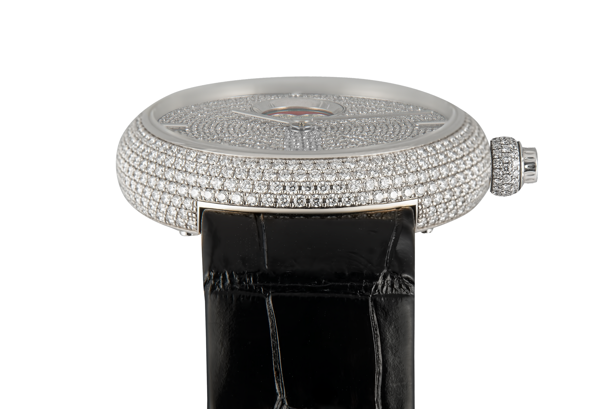 Bakkoura Emoji Full Diamonds Automatic Unisex Watch