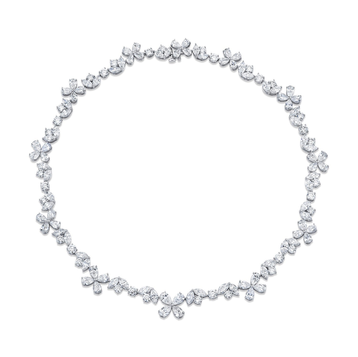 Floral Diamond Necklace