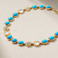 Bubble Turquoise and Diamond Bracelet
