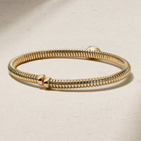 Tubogas Sapphire and Diamond Flex Bangle