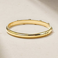 Riva Crest Emerald Bangle