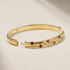 Riva Crest Ruby Bangle