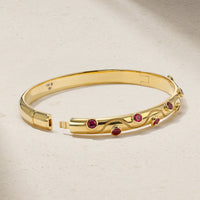 Riva Crest Ruby Bangle