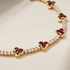 Trinity Ruby and Diamond Tennis Bracelet