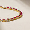 Aurum Oval Ruby Bracelet