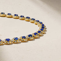 Aurum Oval Sapphire Bracelet
