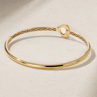 Single Gumdrop Moonstone Bangle