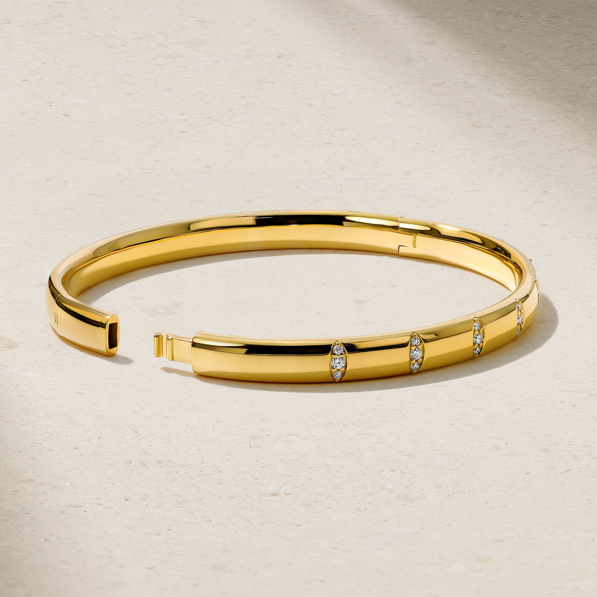 Guardian Pavé Diamond Bangle