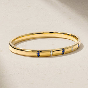 Guardian Pavé Sapphire Bangle