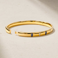 Guardian Pavé Sapphire Bangle