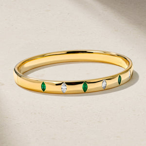 Guardian Emerald and Diamond Bangle