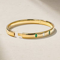 Guardian Emerald and Diamond Bangle