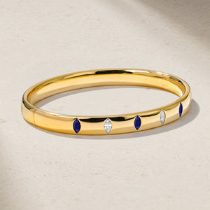 Guardian Sapphire and Diamond Bangle