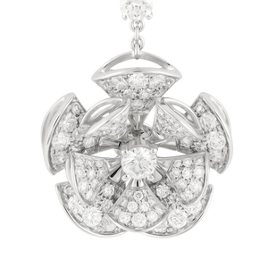 Bulgari 18K White Gold Diamond Diva's Dream Pendant Lady's Necklace