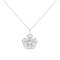 Bulgari 18K White Gold Diamond Diva's Dream Pendant Lady's Necklace