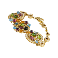 Bulgari Serpenti 18K White Gold Diamond Bangle Lady's Bracelet