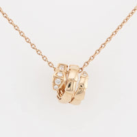 Bulgari 18K Rose Gold Serpenti Viper Lady's Necklace