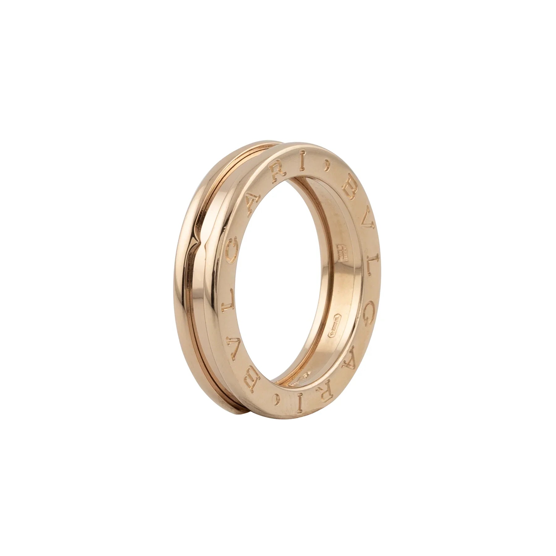 Bulgari 18K Rose Gold B.zero1 One Band Lady's Ring