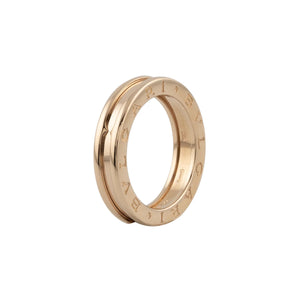 Bulgari 18K Rose Gold B.zero1 One Band Lady's Ring