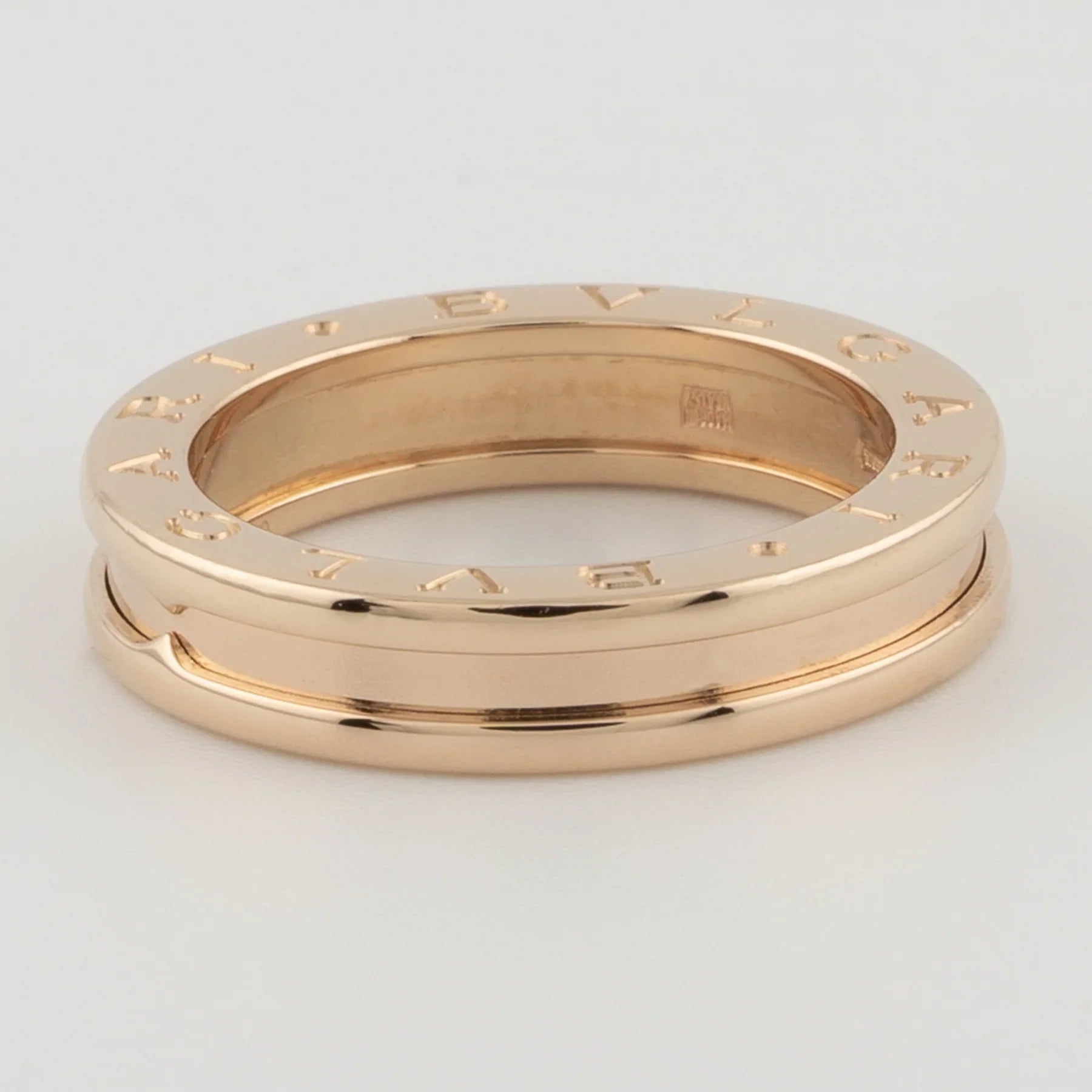 Bulgari 18K Rose Gold B.zero1 One Band Lady's Ring