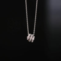 Bulgari 18K White Gold Serpenti Viper Full Pave Diamonds Lady's Necklace
