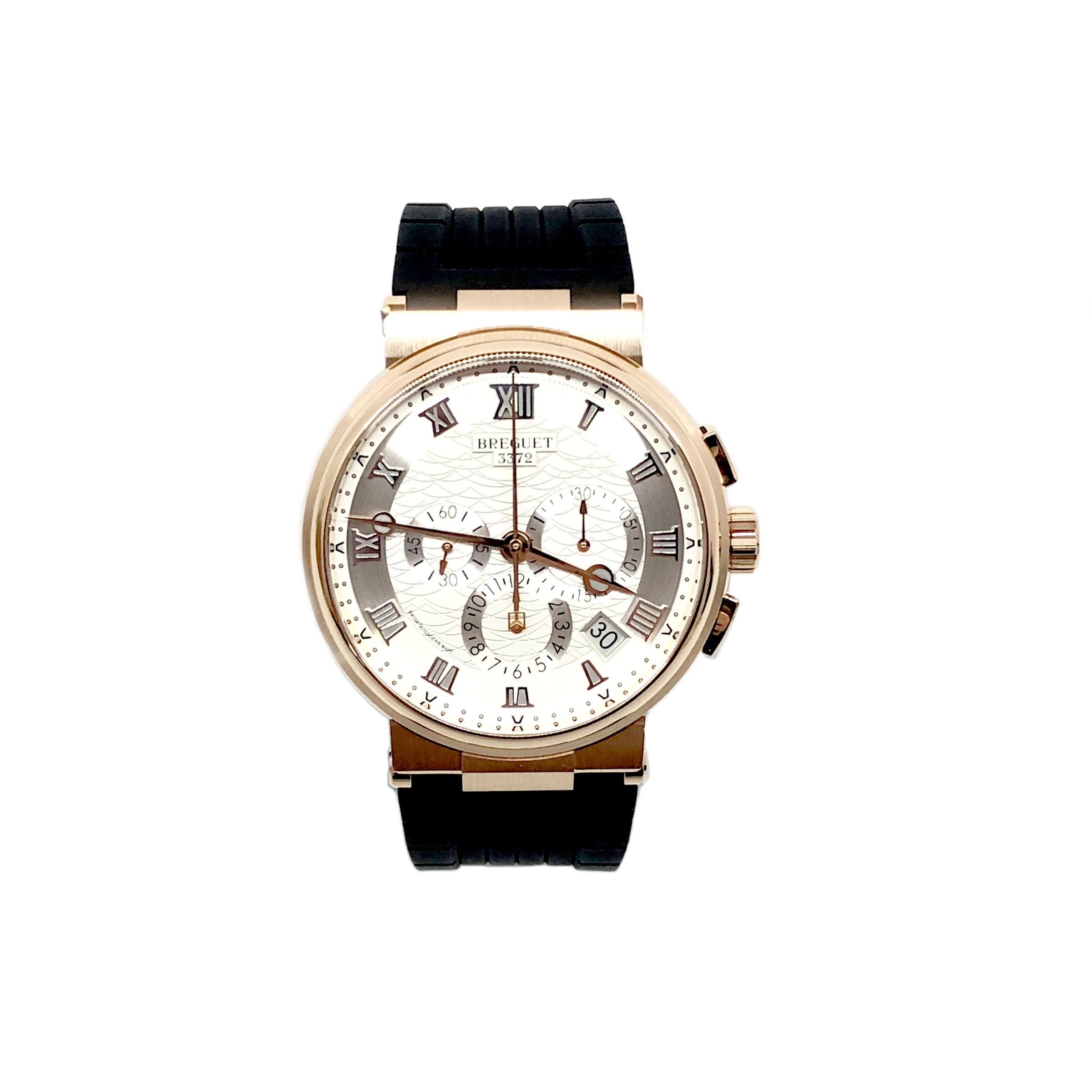 Breguet Marine 5527 Chronograph 18K Rose Gold Men's Watch