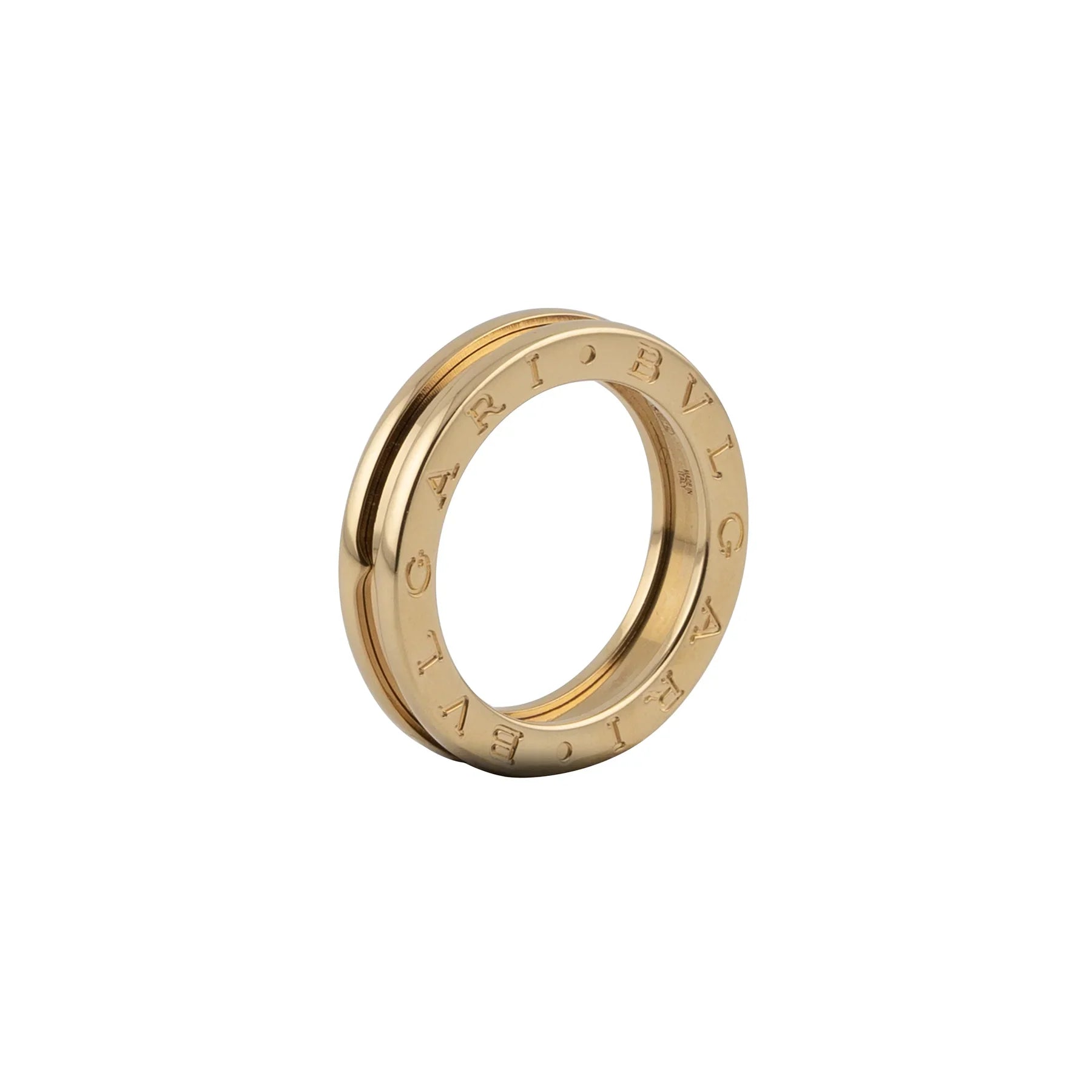 Bulgari 18K Yellow Gold B.zero1 One Band Lady's Ring