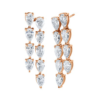 Pear Shape Drop Earrings