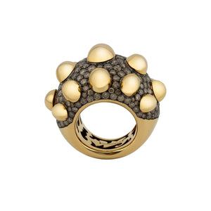 De Grisogono 18K Yellow Gold Diamond Lady's Ring