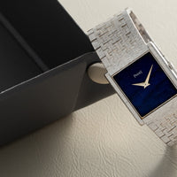 White Gold 'Lapis Lazuli' Dress Watch