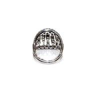Damiani 18K White Gold Abacus Diamond Lady's Ring