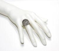 Damiani 18K White Gold Abacus Diamond Lady's Ring