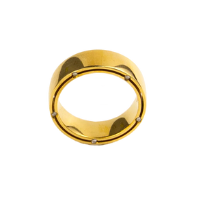 Damiani 18K Yellow Gold Diamond Lady's Ring