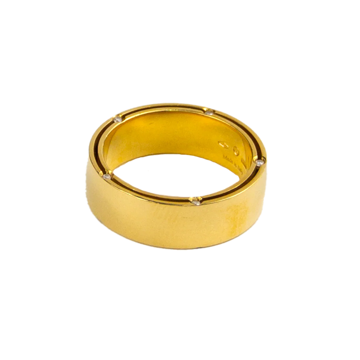 Damiani 18K Yellow Gold Diamond Lady's Ring