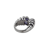 De Grisogono 18K White Gold Amethyst & Diamond Lady's Ring