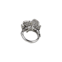 De Grisogono 18K White Gold Flower Diamond Lady's Ring