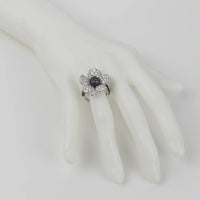 De Grisogono 18K White Gold Flower Diamond Lady's Ring