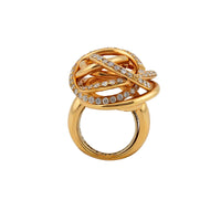 De Grisogono 18K Rose Gold Diamond Flower Lady's Ring