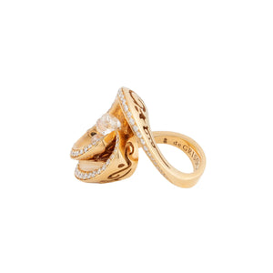 De Grisogono Chiocciolina Diamond Gold Lady's Ring