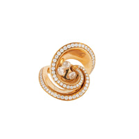 De Grisogono Chiocciolina Diamond Gold Lady's Ring