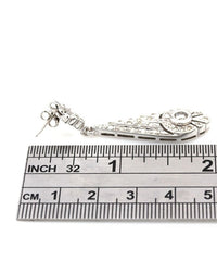 Diamond Marquise Shape Dangle Earrings