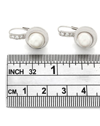 Pearl and Diamond Earrings